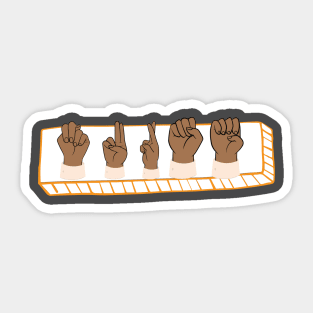 NURSE HAND SIGN LANGUAGE Sticker